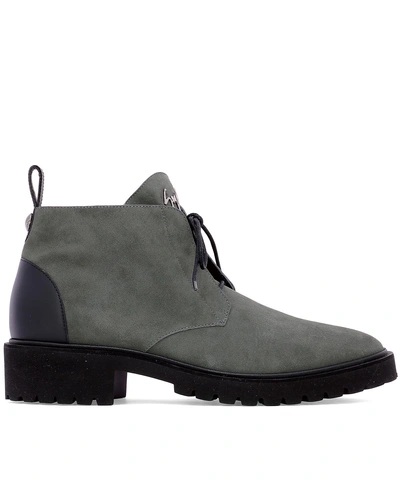 Shop Giuseppe Zanotti Design Tyson 20 Ankle Boots In Green