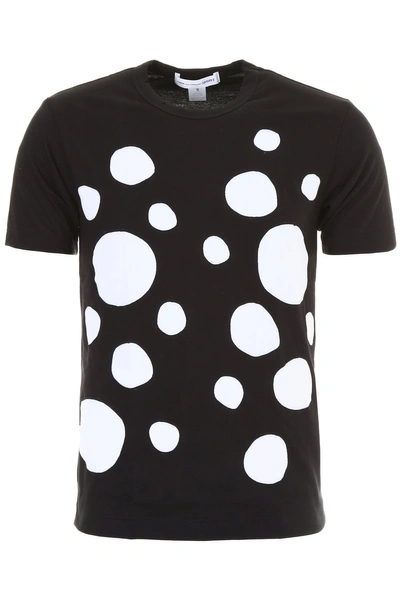 Shop Comme Des Garçons Shirt Polka Dot T In Black