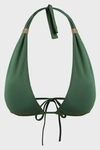 Melissa Odabash Grenada String Bikini Top In Green