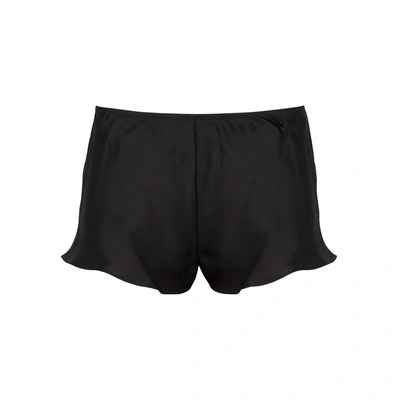 Shop Simone Perele Dream Black Silk Shorts