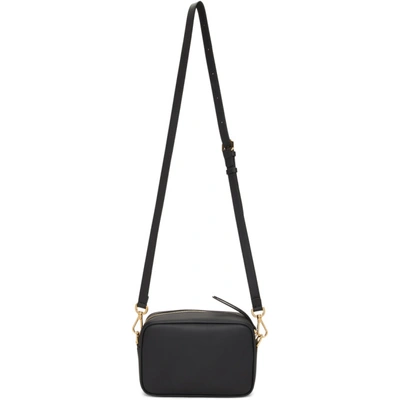 Shop Fendi Black Mini Forever  Camera Bag In F0kur Black