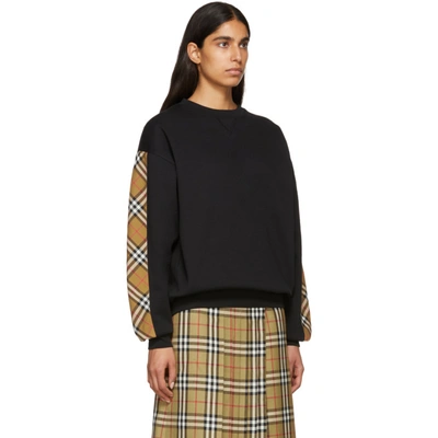 Shop Burberry Black Bronx Sweatshirt