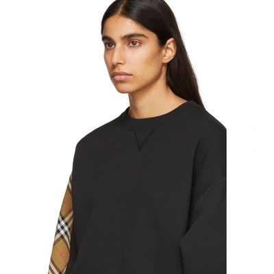 Shop Burberry Black Bronx Sweatshirt