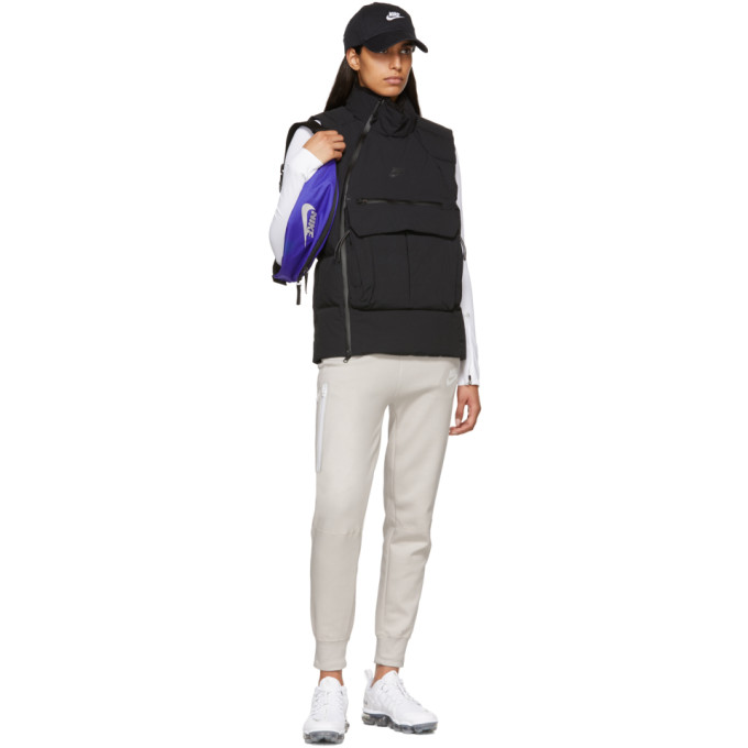nike black down tech pack vest