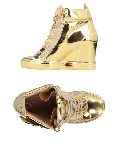 giuseppe zanotti gold shoes