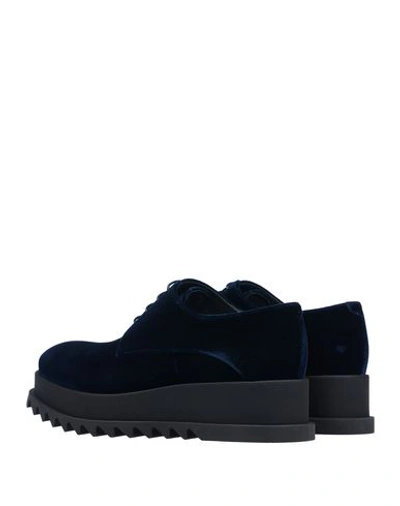 Shop Jil Sander Lace-up Shoes In Dark Blue