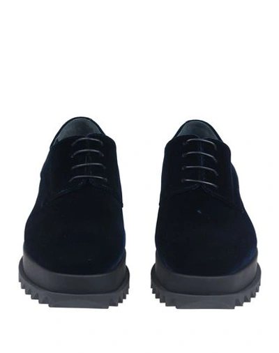 Shop Jil Sander Lace-up Shoes In Dark Blue