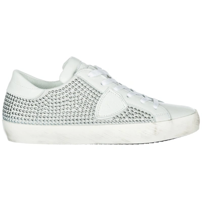 Shop Philippe Model Women's Shoes Leather Trainers Sneakers Paris In White