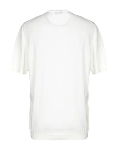 Shop Drumohr Man Sweater Ivory Size 50 Cotton In White