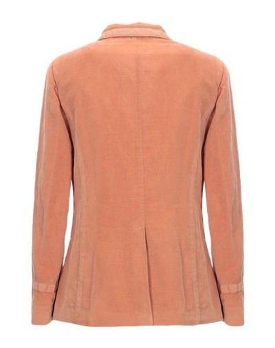 Shop The Gigi Woman Suit Jacket Brown Size 4 Cotton, Linen