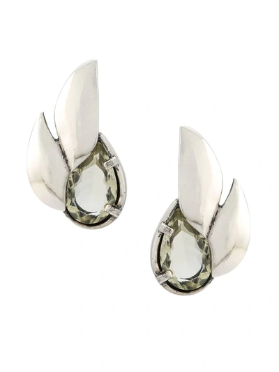 Shop Camila Klein Teardrop Earrings - Metallic