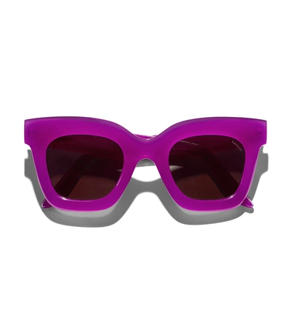 Shop Lapima Lisa Sunglasses In Ultra Violet