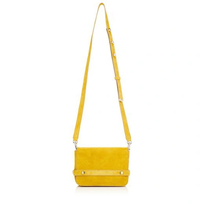 Shop Jimmy Choo Lexie/s Saffron Suede Cross Body Bag