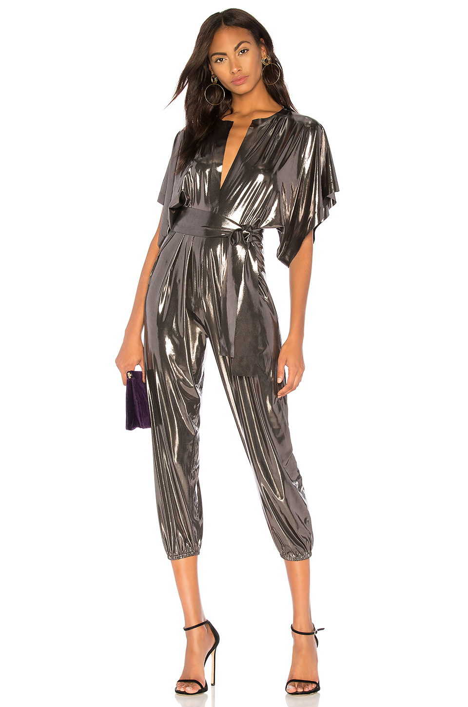norma kamali rectangle jog jumpsuit