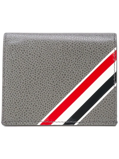 Shop Thom Browne Small Wallet In Grey