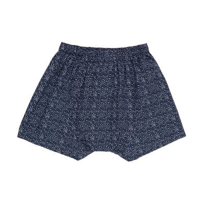 Shop Sunspel Navy Shibori Stars Boxers