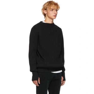 Shop Remi Relief Black Wool Sweater