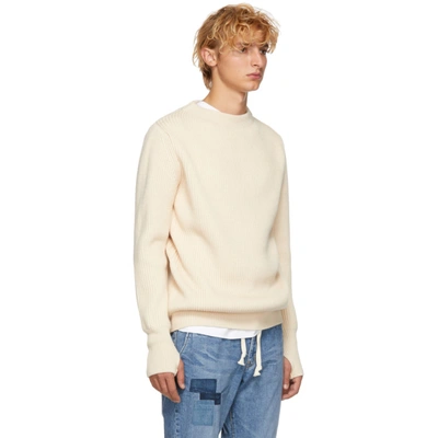 Shop Remi Relief Off-white Wool Sweater In Off White