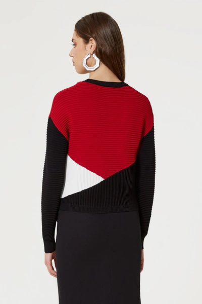 Shop Rebecca Minkoff Scarlett Sweater In Black Multi