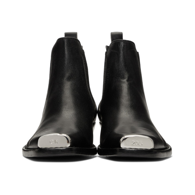 calvin klein metal cap boot