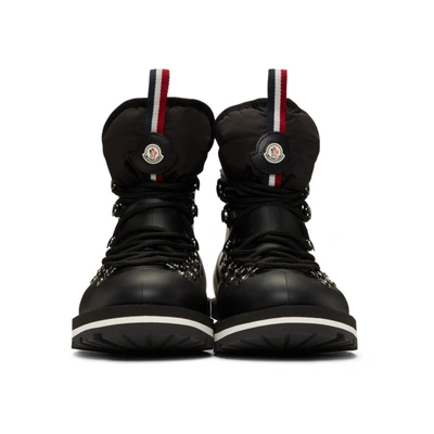 Shop Moncler Black Henoc Hiking Boots