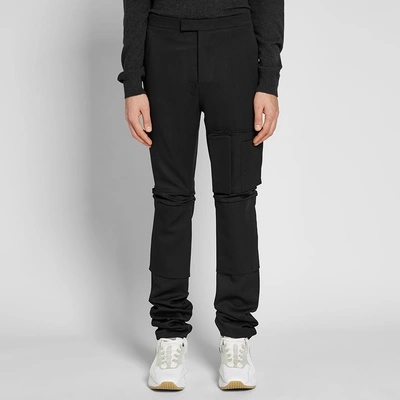 Shop Raf Simons Pocket Slim Space Pant In Black