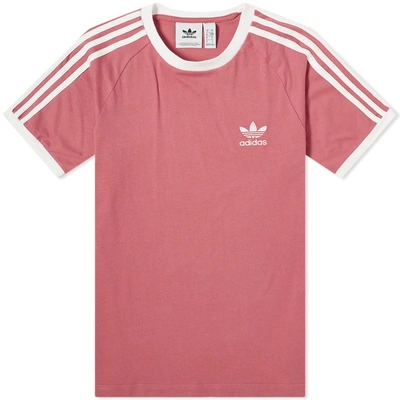 Adidas Originals Adidas 3 Stripe Tee In Pink | ModeSens