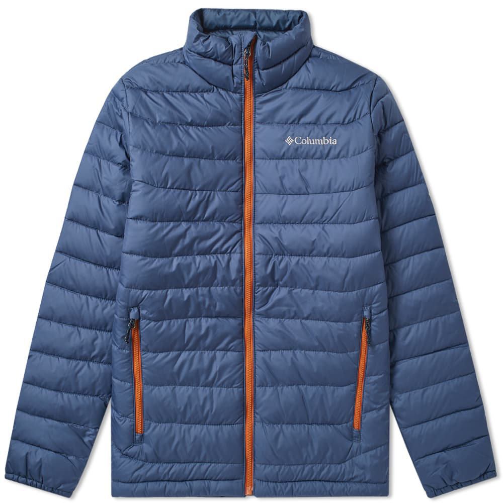 Columbia Powder Lite Jacket In Blue Modesens