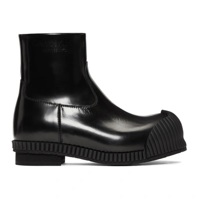 Calvin Klein 205w39nyc 50mm Deicine Brushed Leather Ankle Boots In Black |  ModeSens