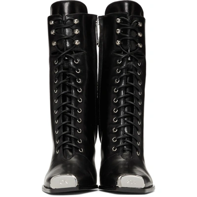 Shop Calvin Klein 205w39nyc Black Windora Boots