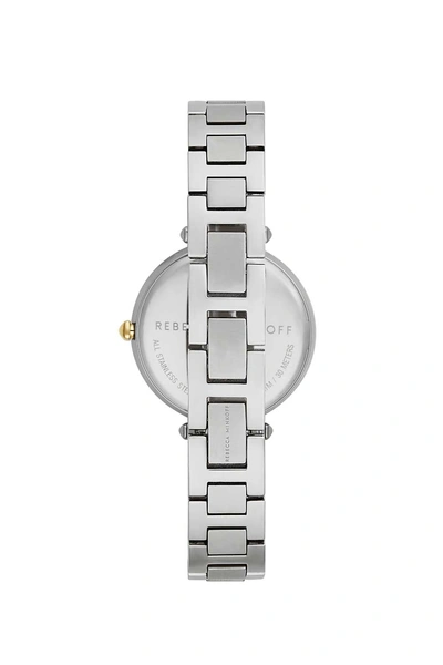 Shop Rebecca Minkoff Women's Designer Silver Bracelet Watch | Nina 33mm |
