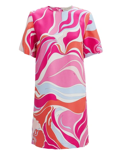 Shop Emilio Pucci Printed T-shirt Mini Dress