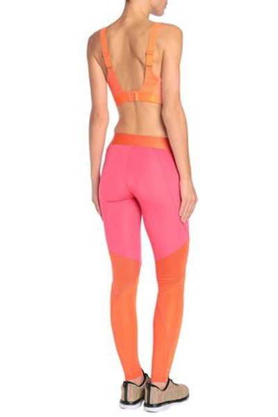 Shop Adidas Originals Woman How We Do Tight Printed Stretch-jersey Leggings Bright Orange