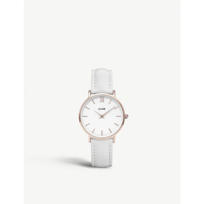 Shop Cluse Minuit Rose Gold-toned Watch