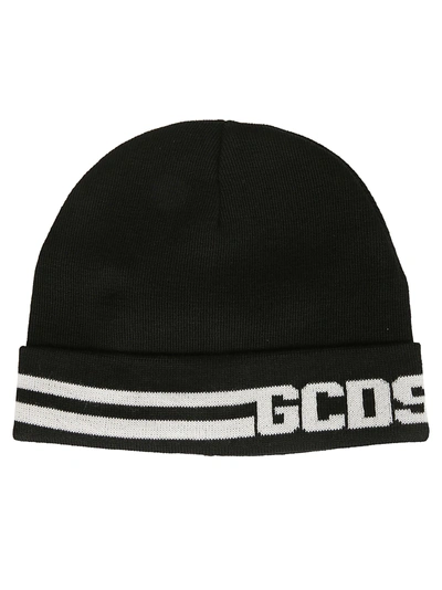 Shop Gcds Logo Beanie In Black