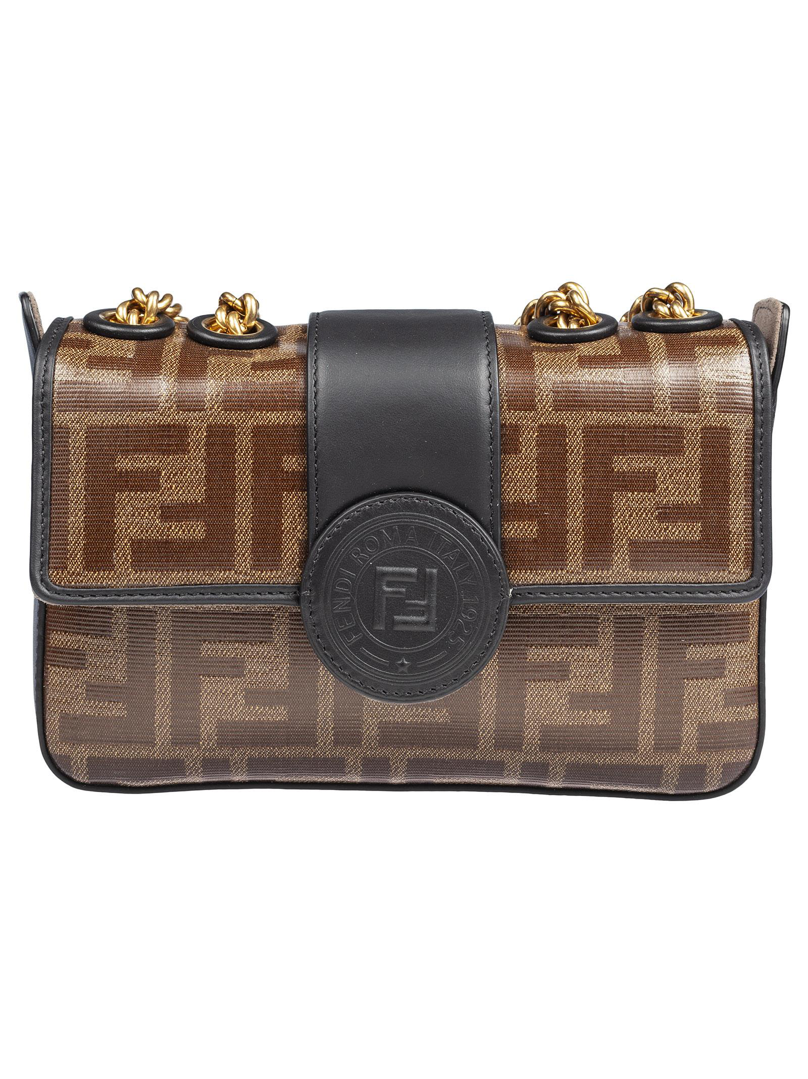 fendi mini double f shoulder bag