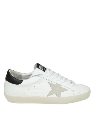 Shop Golden Goose "superstar" Sneakers In White Leather