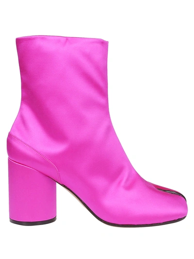 Shop Maison Margiela Tabi Boots In Fuchsia