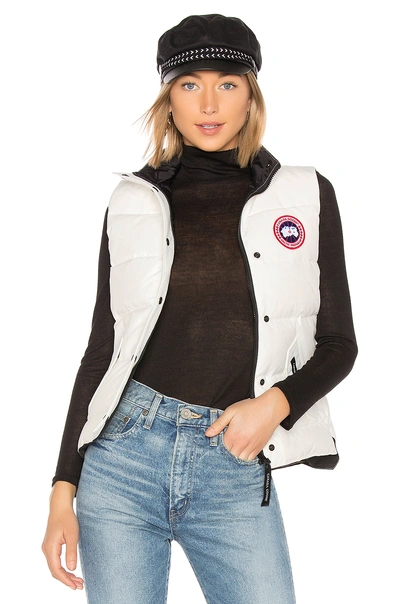 Shop Canada Goose Freestyle Vest In Northstar White