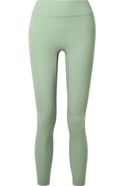 Shop All Access Center Stage Stretch Leggings In Mint