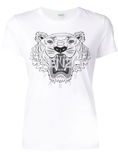 Shop Kenzo Tiger T-shirt In White