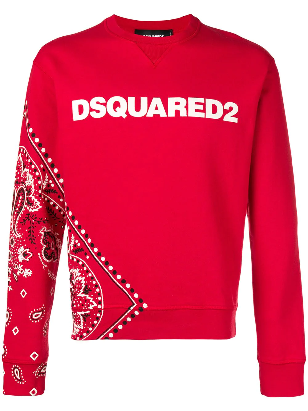 dsquared2 long sleeve logo sweatshirt