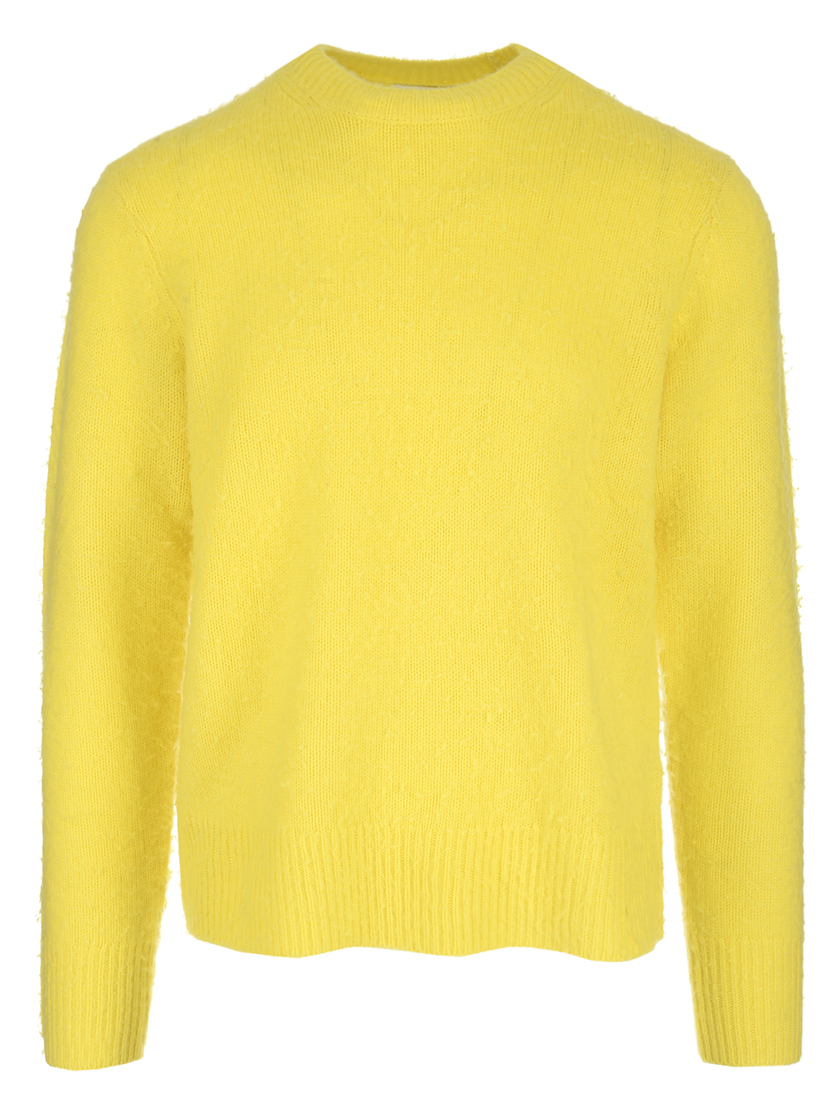 acne studios yellow sweater