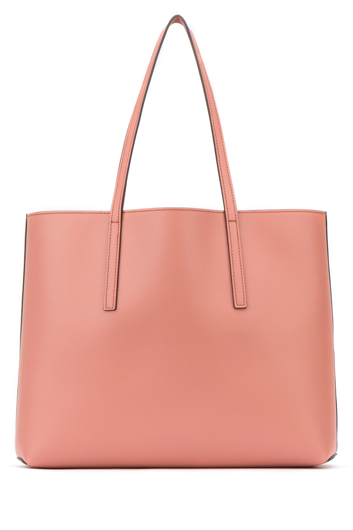 fendi f logo leather shopper tote