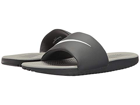 nike kawa slide gray