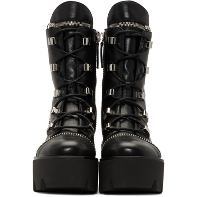 Shop Giuseppe Zanotti Black Daikiri 20 Boots