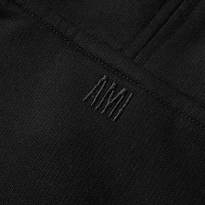 Shop Ami Alexandre Mattiussi Ami X End. Collegiate Logo Hoody In Black