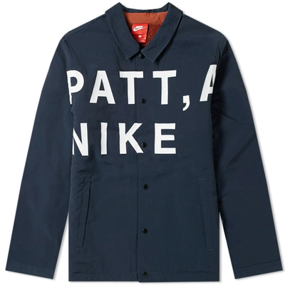 Nike X Patta Coach Jacket In Black | ModeSens