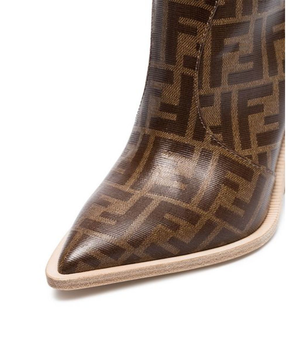 fendi logo cowboy boots