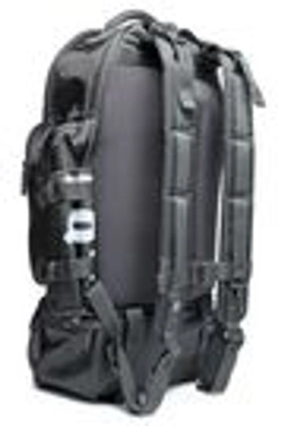 Shop Adidas Originals Mesh-paneled Printed Twill Backpack In Gray